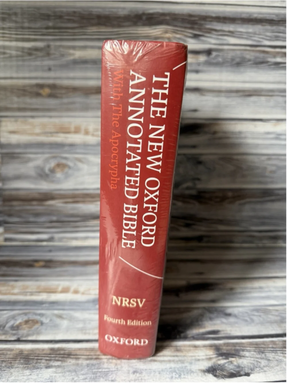 Oxford New Oxford Annotated Bible NRSV Apocrypha 4th Ed Hardcover 2007
